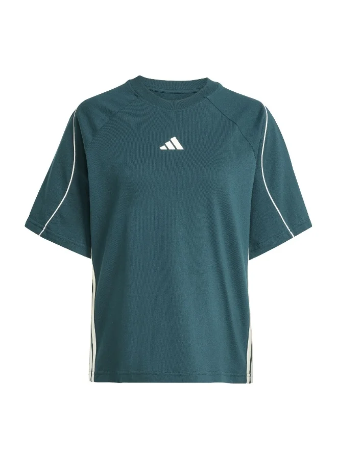 Adidas Adidas W Stadium Tee Green T-Shirt (Short Sleeve) T-Shirts For Women