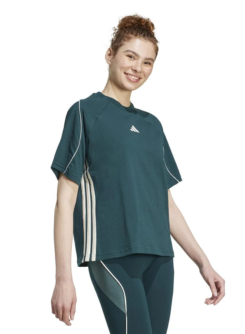 adidas تيشيرت  ستاديوم أخضر نسائي
