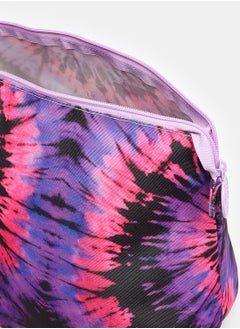 CUBS Purple & Black Tie Dye clutch  bag  - Image 4