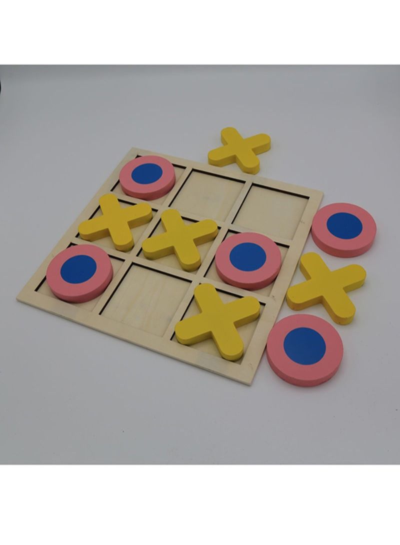NIBEMINENT Portable Lightweight Fun Entertaining Imaginative Wooden Xo Game Set For Kids - Image 2
