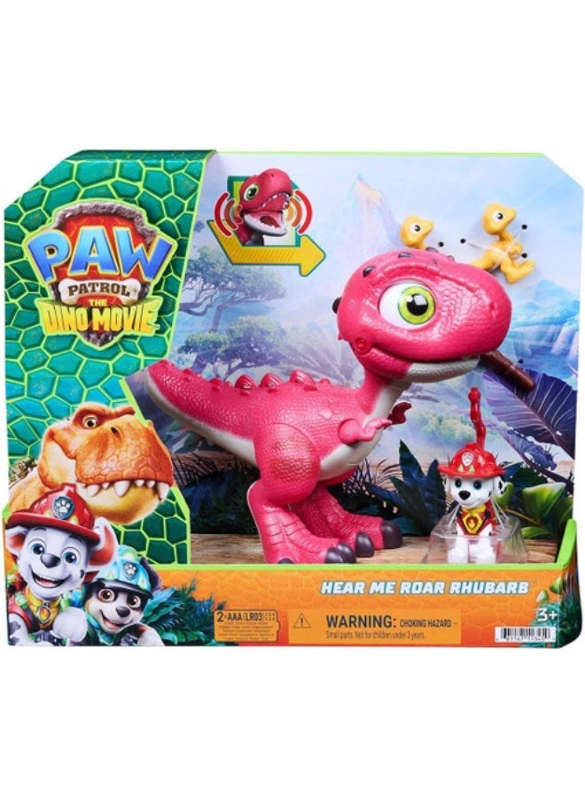 Paw Patrol Movie3 Dino Fig Hear Me Roar Rhubarb & Marshall 6075940 - Image 1