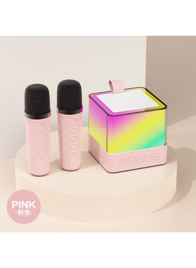 نيوترل مكبر صوت بلوتوث لاسلكي للمنزل مع ميكروفون، مجموعة كاريوكي خارجية، كاريوكي عائلي، نظام صوت كي تي في متكامل - Image 1