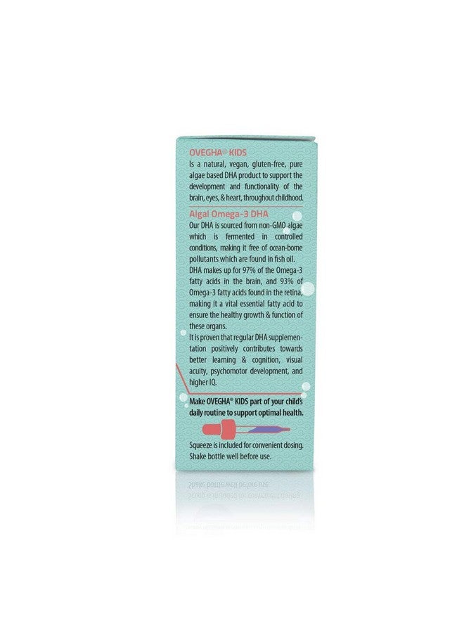 Unived OVEGHA Kids, Vegan Algae Omega-3 DHA 250mg DHA, Liquid Dropper, Natural Orange Flavour, 30 servings - Image 4