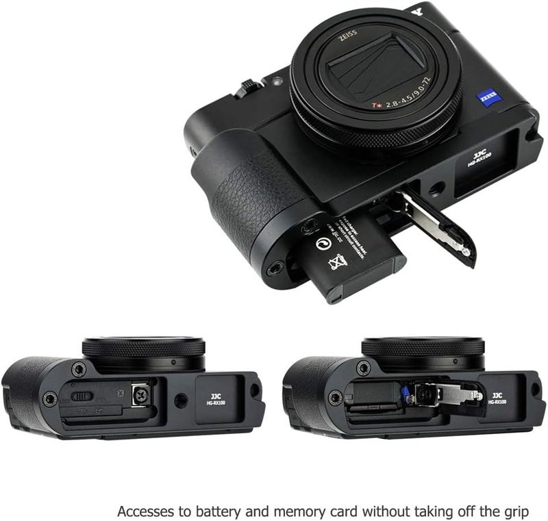 جي جي سي مقبض يدوي معدني صلب من مع حامل آمن لكاميرات Sony RX100 VI VA V IV III II RX100VI RX100VA RX100V RX100IV RX100III RX100II RX100 RX100M6 RX100M5A RX100M5 RX100M4 RX100M3 RX100M2 الرقمية - Image 4