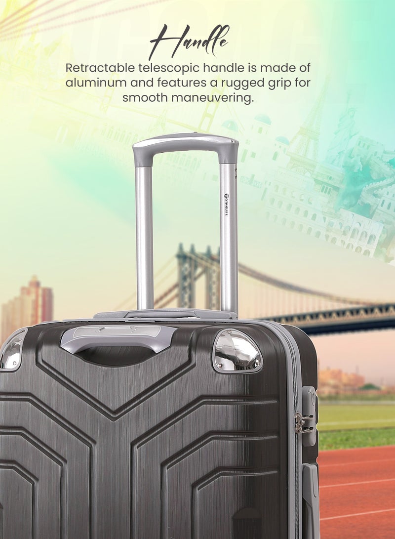 STARLIFE 3 Piece ABS Hard side Trolley Luggage Set Spinner Wheels with Number Lock 20/24/30 Inch - Image 3