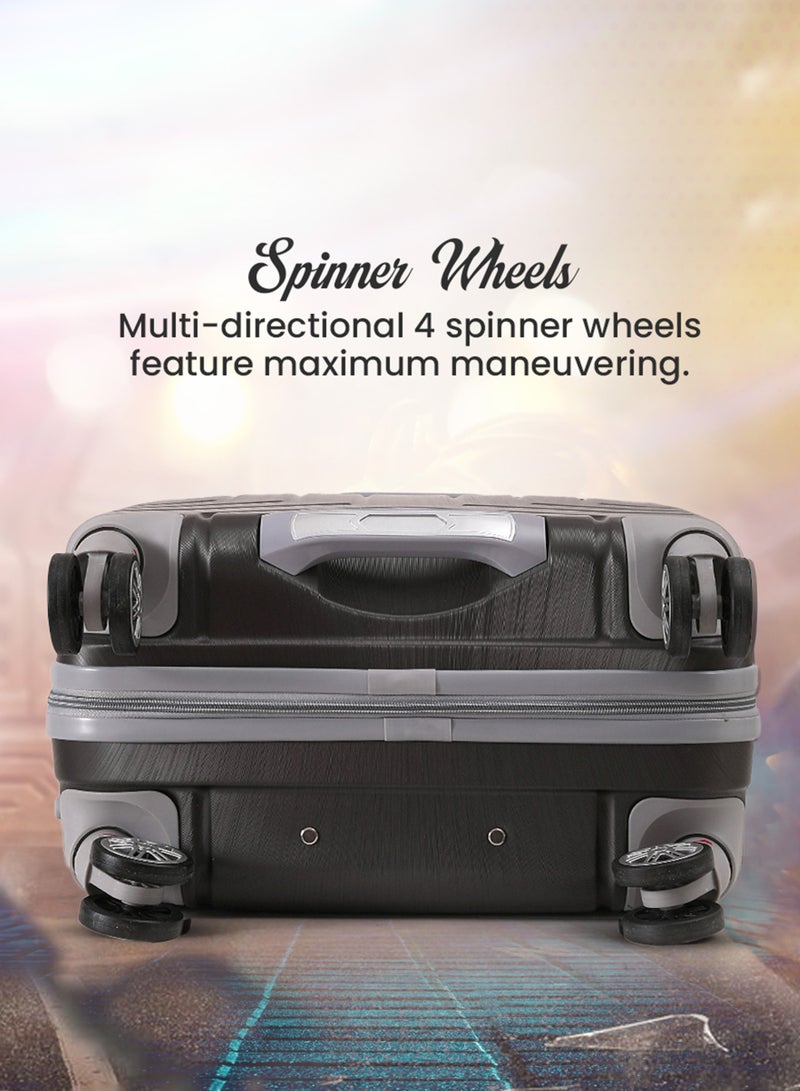 STARLIFE 3 Piece ABS Hard side Trolley Luggage Set Spinner Wheels with Number Lock 20/24/30 Inch - Image 5