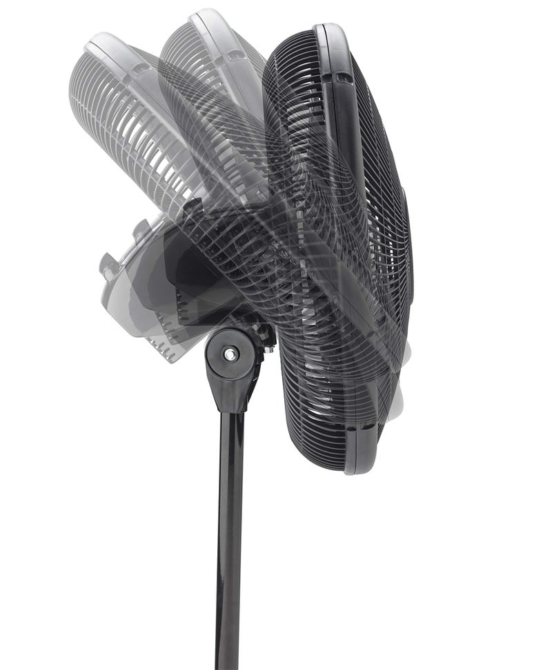 Lasko 2521 16 Inch 3-Speed Quiet Adjustable Tilting Wide-Area Oscillating Standing Pedestal Fan for Bedroom, Kitchen, Home, and Office, Black - Image 4