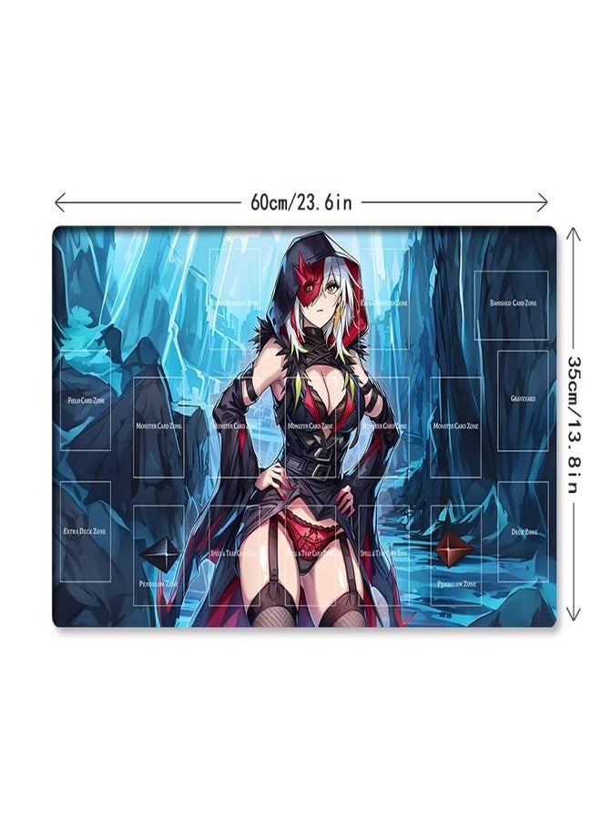 Mlikemat New Playmat TCG CCG OCG Trading Card Game Mat with Zones + Free Bag (ZD039-509-A) - Image 5