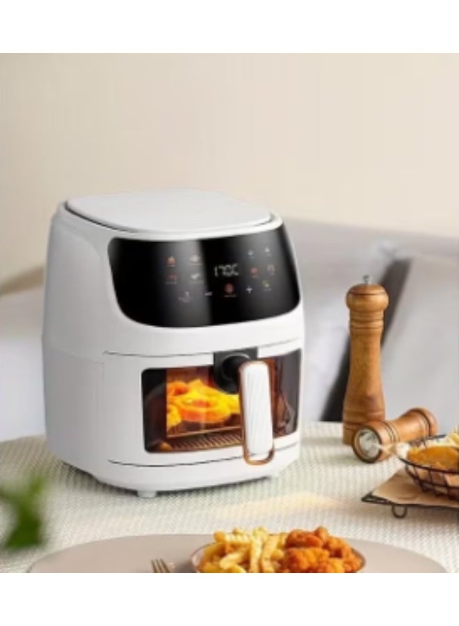 NIRLEP 8L Digital Air Fryer with 8 Preset Cooking Functions | Rapid Air Convection Technology | Adjustable Temperature 80-200°C | Family-Sized Capacity | Easy Clean Non-Stick Basket - Image 2