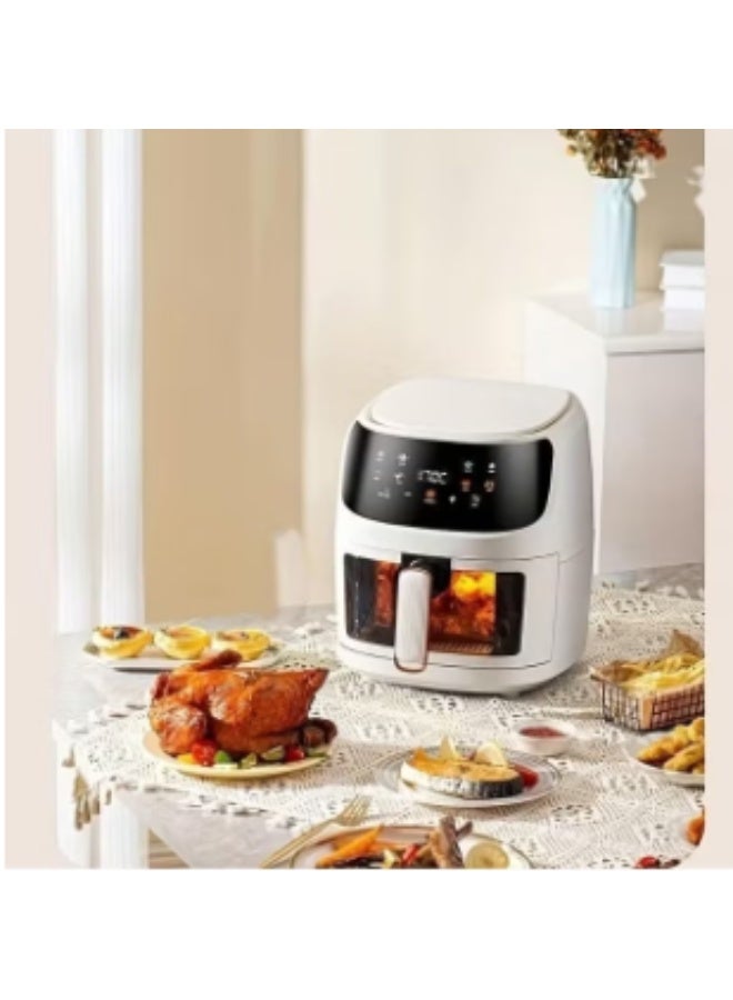 NIRLEP 8L Digital Air Fryer with 8 Preset Cooking Functions | Rapid Air Convection Technology | Adjustable Temperature 80-200°C | Family-Sized Capacity | Easy Clean Non-Stick Basket - Image 5