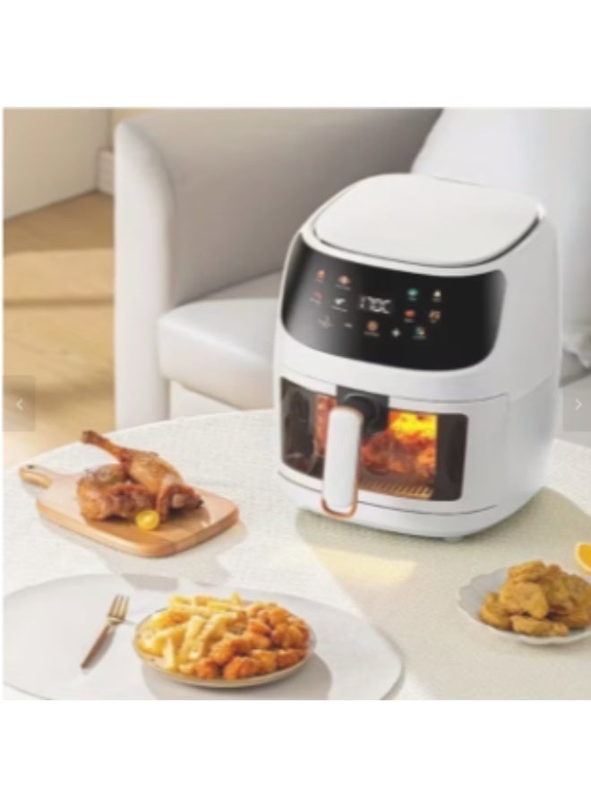 NIRLEP 8L Digital Air Fryer with 8 Preset Cooking Functions | Rapid Air Convection Technology | Adjustable Temperature 80-200°C | Family-Sized Capacity | Easy Clean Non-Stick Basket - Image 3