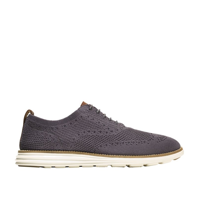 COLE HAAN حذاء كول هان للرجال من نوع أورجينال غراند كنيت وينغتيب II، مغناطيس/عاجي، 47 EU - Image 2