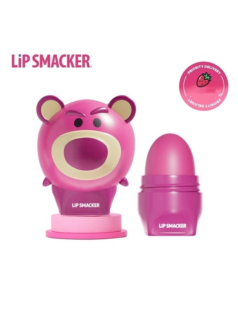Lip Smacker Diss Co-Branded Strawberry Bear (Black Straw Berry flavor) lip balm cartoon lip moisturizing