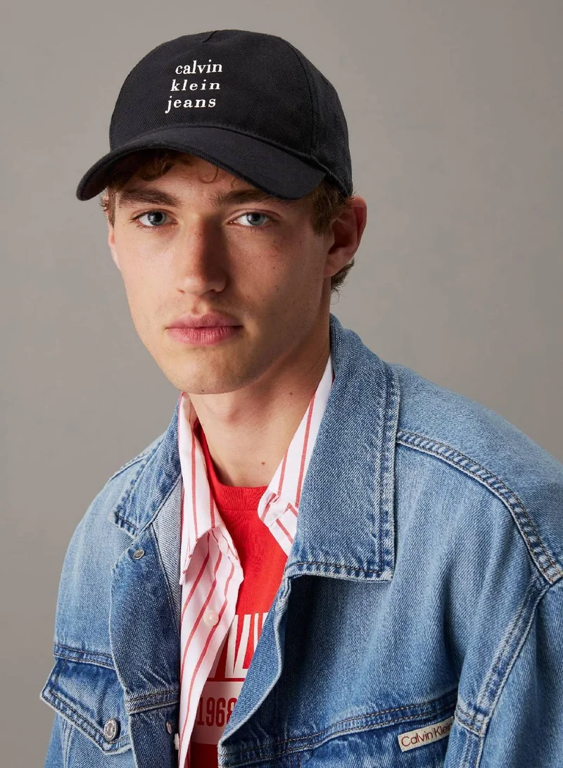 Calvin Klein Jeans Black Logo Cap for Men | Best Price UAE