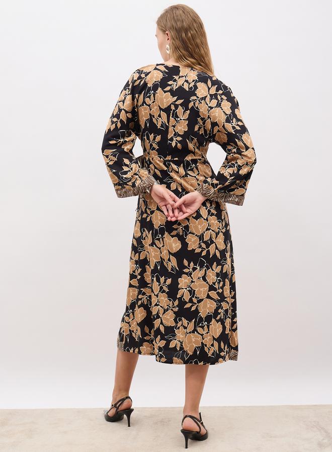 Styli Floral Print Dress - Image 5