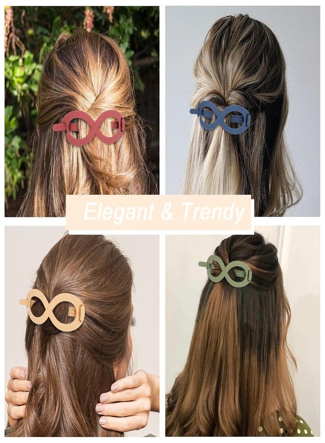 Melodio 6Pcs Hair Clips for Women Hair Claw Clips French for Girls Vintage Matte Hair Barrette Clip for Thick Thin Long Short Hair Stylish Hair Accessories for Women Girls - Image 3
