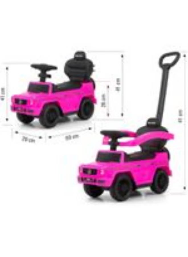 Kids Ride-On Car – 3-in-1 Convertible Push & Ride Toy with Safety Rails, Parental Handle & Music Console – Educational Play Vehicle for Ages 12–24 Months, 2–3 Years & 3–7 Years – Durable Design with 50kg Load Capacity - Image 3