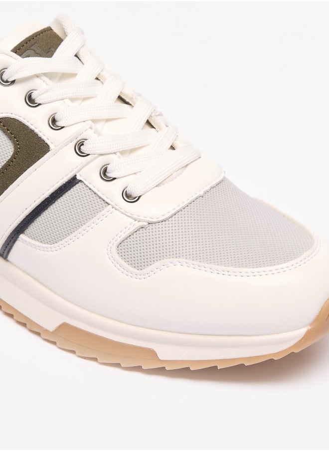 LBL by Shoexpress Men's Panelled Sneakers with Lace-Up Closure  - Image 5