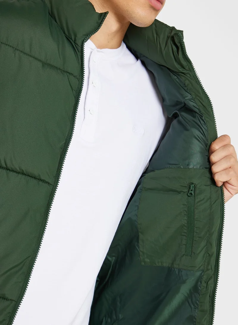 JACK & JONES Zip Through Puffer Gilet
