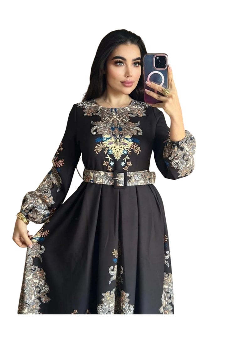 Well Elegant and eye-catching women's dress, proudly made in Turkey. Designed with authentic traditional patterns - Image 3