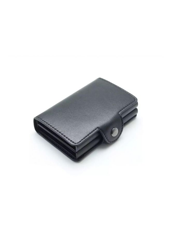 Leather Card Case Black - Image 3