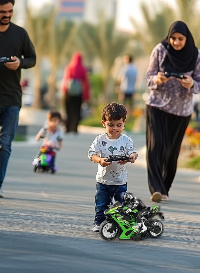 2.4G motorcycle, off-road vehicle, stunt climbing remote control car, drift 4WD remote control car, children's model toy car - Image 3