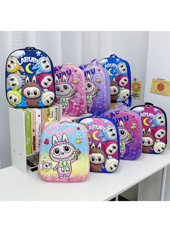 Cute Cartoon Rabbu Boys And Girls Backpack Kindergarten Schoolbag Outdoor Hard Shell Small Bag-Color:Section 14  - Image 2