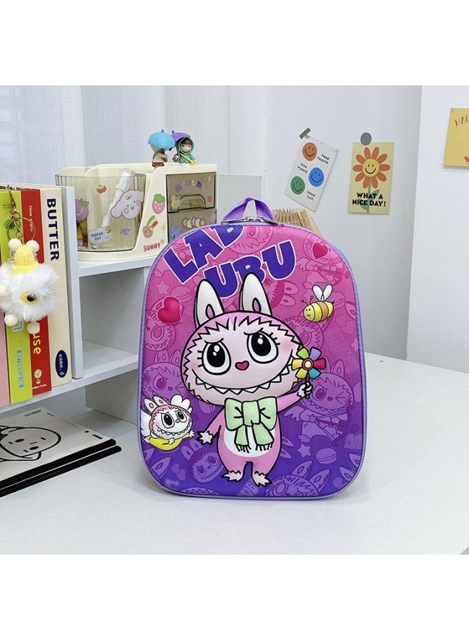 Cute Cartoon Rabbu Boys And Girls Backpack Kindergarten Schoolbag Outdoor Hard Shell Small Bag-Color:Section 14  - Image 3