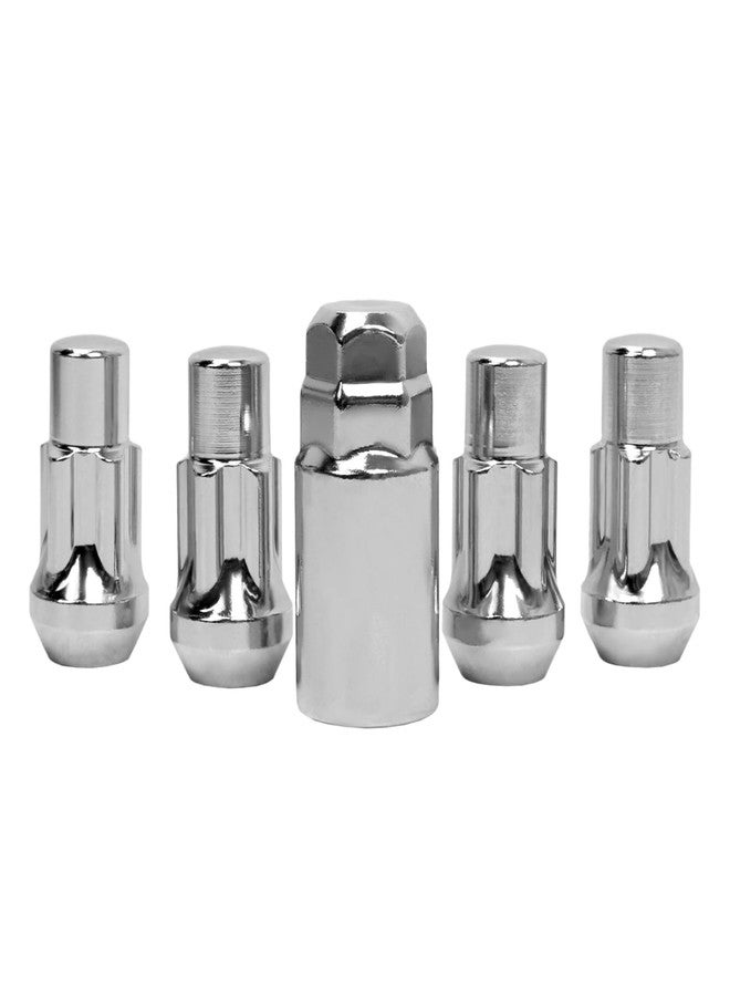 Mardarth Set of 4, 1.75'' 14x1.5 Locking Wheel Lug Nut Compatible with Sliverado Sierra Savana Yukon Tahoe, Anti-Theft Lock Aftermarkt Wheel - Image 1
