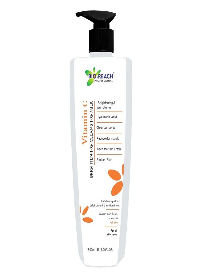 BIO-REACH Vitamin C Brightening Cleansing Milk For Womens & Mens For Cleansing Dust & Pollution From Skin (500ml) - Pack Of 1 - Image 1