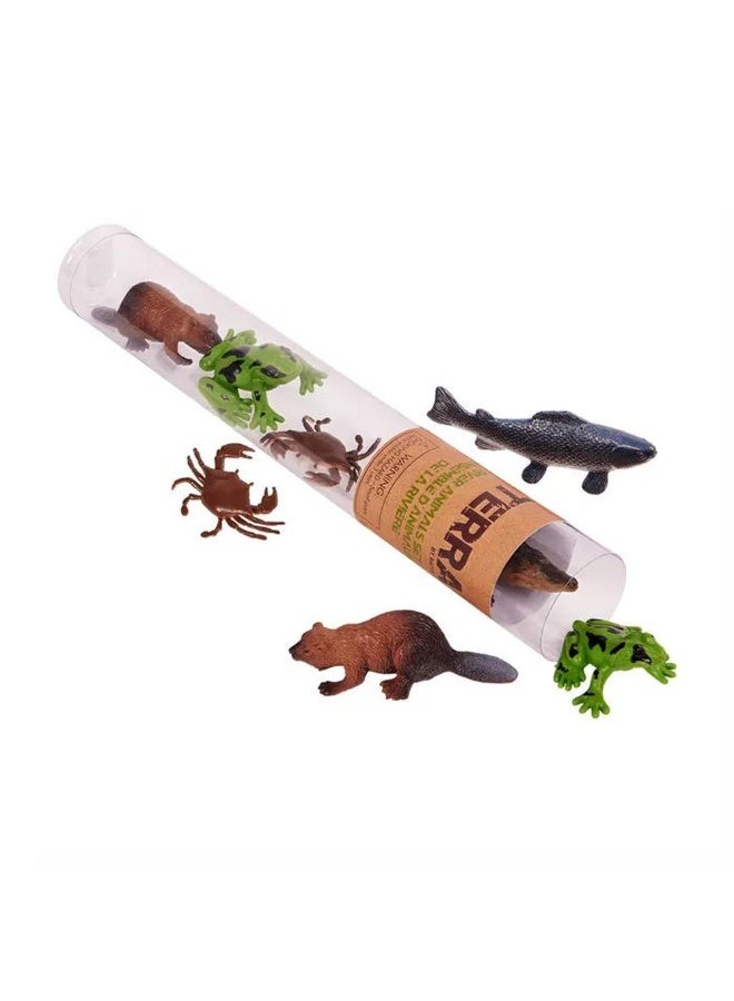 Battat - Terra 8 Pieces River Animals 8-12cm - AN2888Z - Image 1