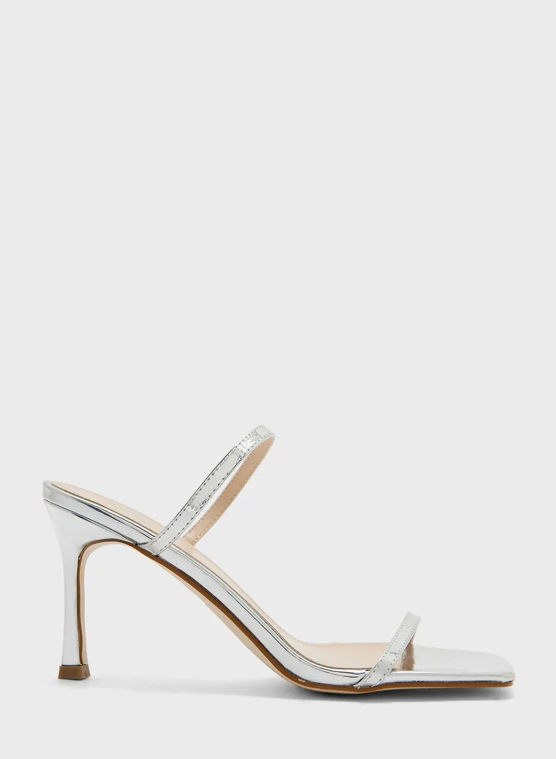Ginger Double Strap High Heels Sandals