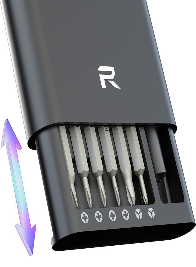 ريبل مجموعة مفكات براغي دقيقة صغيرة 25 في 1 من ريبيل، مجموعة أدوات إصلاح مغناطيسية صغيرة احترافية لأجهزة آيفون، والكمبيوتر، واللاب توب، والنظارات، وإكس بوكس، وبلاي ستيشن 4، وبلاي ستيشن 5، وسويتش، والساعة، وماك بوك، والكمبيوتر الشخصي، والإلكترونيات - Image 3