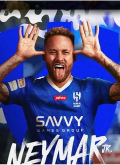 Football Jersey Set For Kids,Neymar Riyadh Crescent No 10 Jersey Football Jersey Suit Match Training Jersey