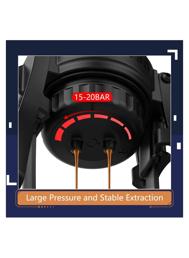 Portable Coffee Maker Specialty Portable Espresso Coffee Machine for Travel, Car Manually Coffee Maker, Camping Gadgets, Coffee Gifts for Coffee Lovers  - Image 5