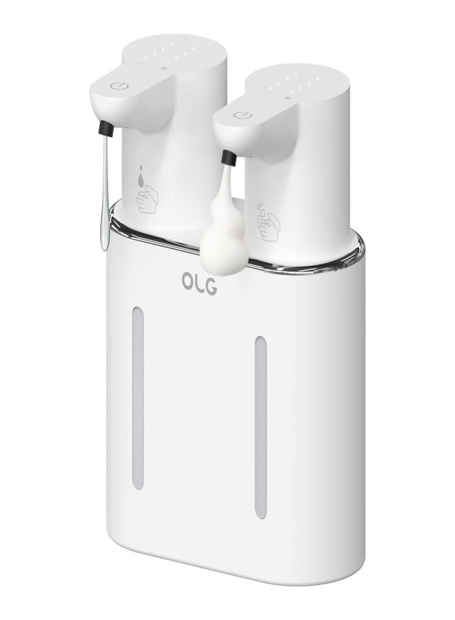 OLG Touchless Soap Dispenser - Automatic Hand - Dual Tank - 27 fl oz - Dish Detergent - Kitchen Bathroom - Foam and Liquid - Image 1