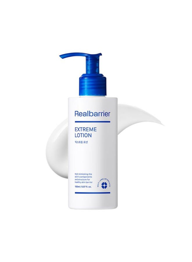 Real Barrier Extreme Lotion 150ml, 5.07 Fl. Oz | Skin Barrier Repair & Strengthening Facial Lotion | Facial Moisturizer for Dry Skin | Moisturizing Skin Care Solution for Sensitive Skin | K-Beauty - Image 1