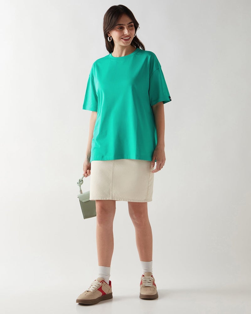 بيواكوف تيشيرت نسائي أخضر واسع - Image 5