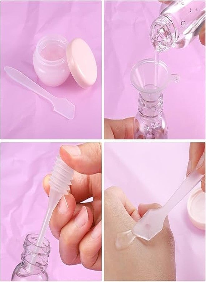 SARVANGAH Travel Bottles Kit for Toiletries Organizer Leak Proof Refillable Squeezable Containers Set with Clear Storage Bag for Lotion Shampoo Conditioner Cosmetic Shower Gel Hand Wash (11pcs) - Image 3