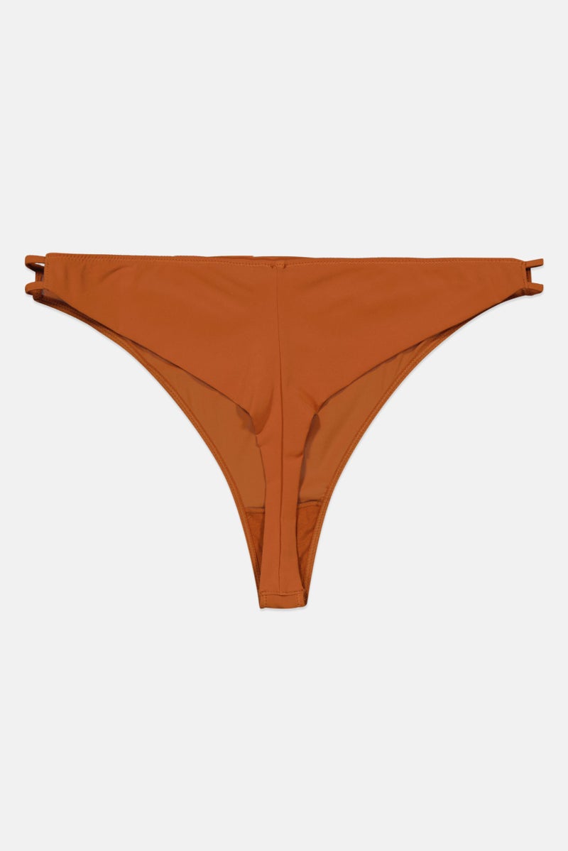Etam Women Plain Pantie, Brown  - Image 2