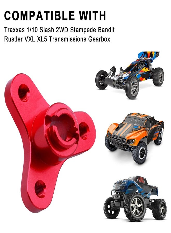 FriHobby RC Slipper Clutch Eliminator for Traxxas 1/10 Slash 2WD Stampede Bandit Rustler VXL XL5 Transmissions Gearbox Case Upgrades (Red) - Image 4
