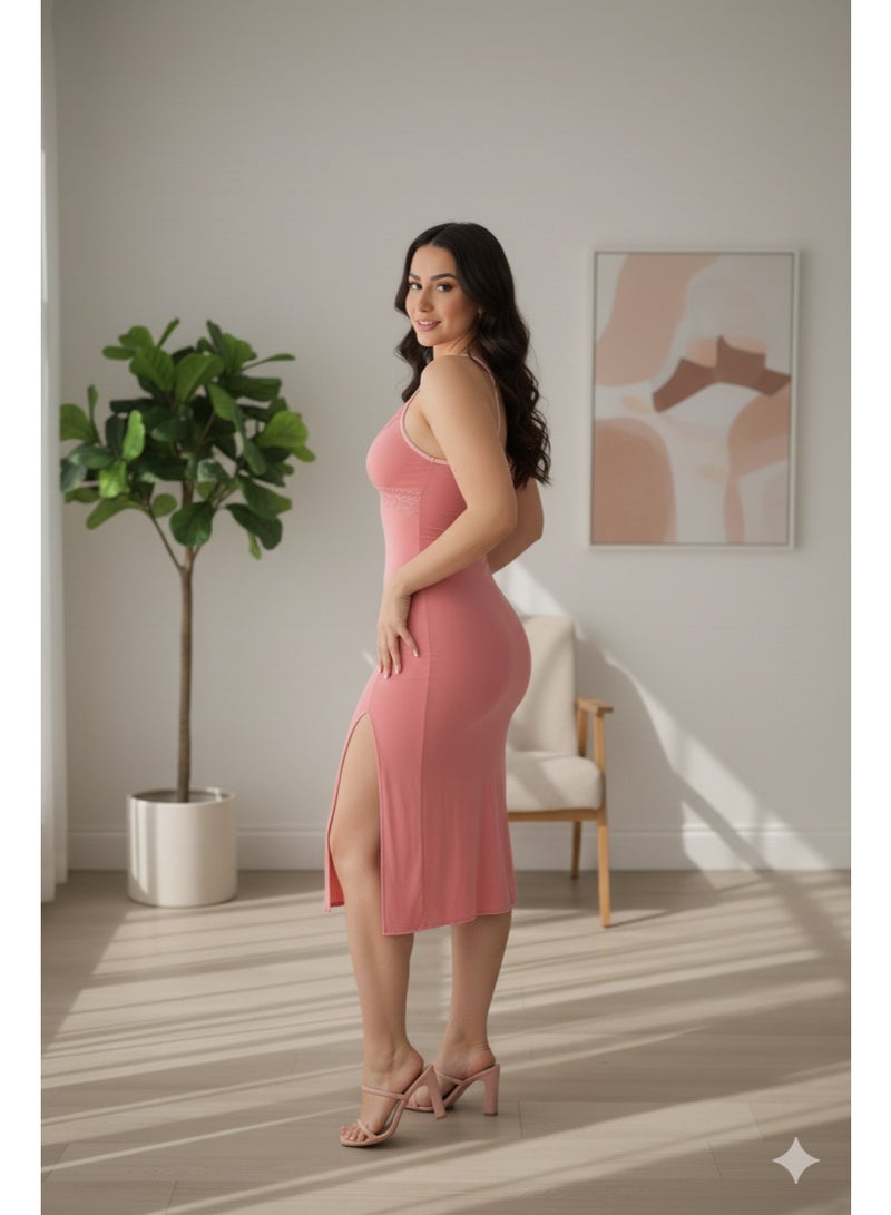 مانيكان ملابس نسائية مصنوعة من خامة ناعمة للغاية بتصميم سهل الاستخدام لاستخدام مريح للغاية فستان طويل مصنوع من خامة قطنية ناعمة - Image 5