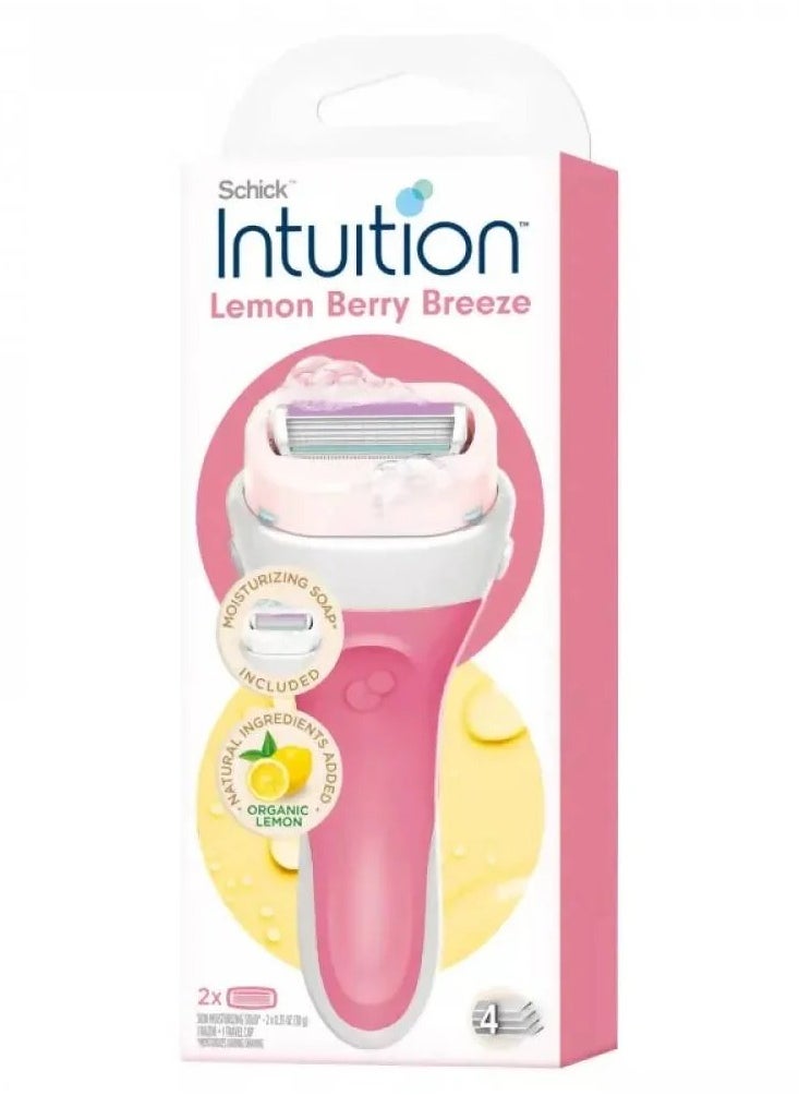 Intuition Lemon Berry Breeze Women's Spare Razor Blades – 3 Pieces  - Image 3