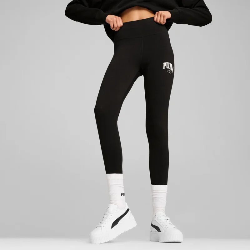 بوما Squad Women's Sports Tights 68154101-BLACK S - Black