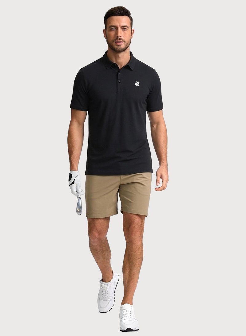 QUASER Polo-Shirt for Men,Regular Fit Quick-Dry Men's T-Shirts Moisture Wicking Comfortable Golf Tops,Tees - Image 1