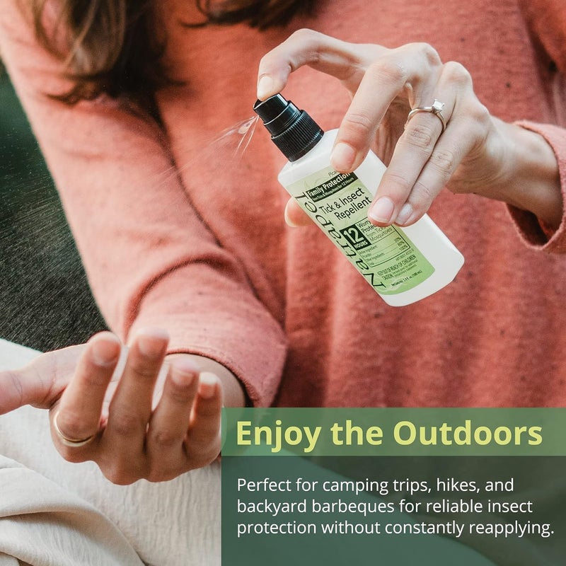 Natrapel Tick & Insect Repellent - Bug Spray with 20% Picaridin - Family Protection Against Mosquitoes, Ticks & More - Up to 12 Hours of Protection - 3.4 fl oz (3 Pack) - Image 5