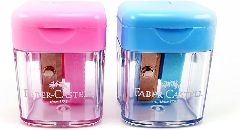 Faber-Castell مبراة صغيرة عبوة نفطة من قطعتين - Image 2