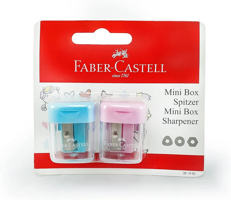 Faber-Castell مبراة صغيرة عبوة نفطة من قطعتين - Image 3