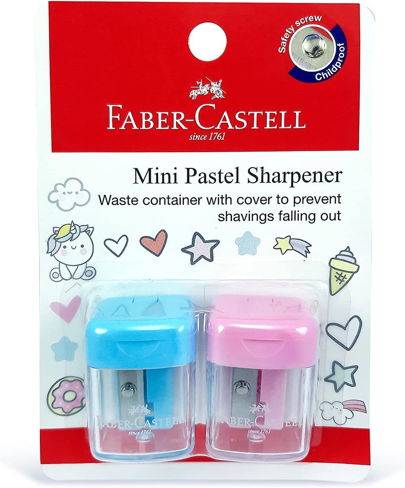 Faber-Castell مبراة صغيرة عبوة نفطة من قطعتين - Image 1