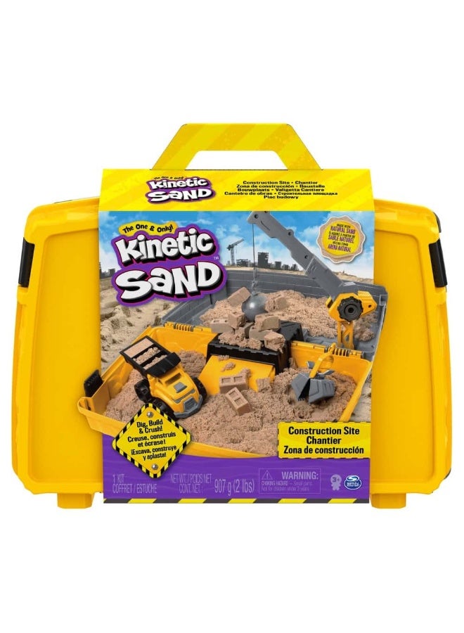 Kinetic Sand صندوق الرمل القابل للطي لموقع البناء من رمل كينيتك - Image 1